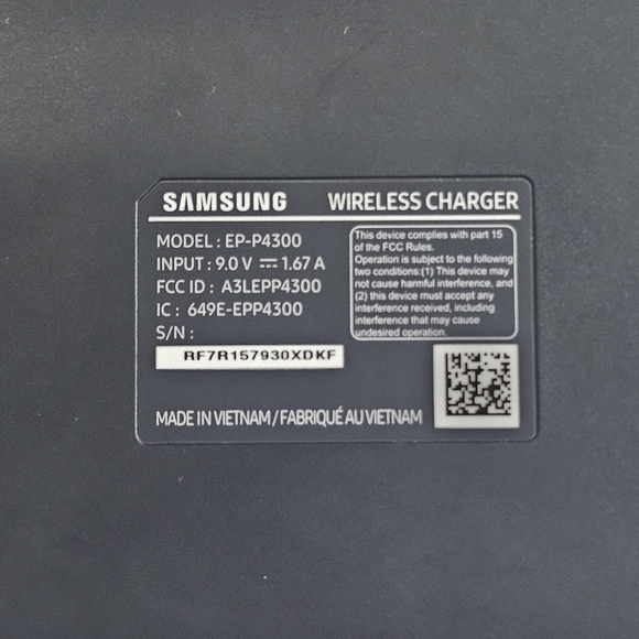 SAMSUNG WIRELESS CHARGER DUO PAD FAST CHARGING - Picture 3 of 9